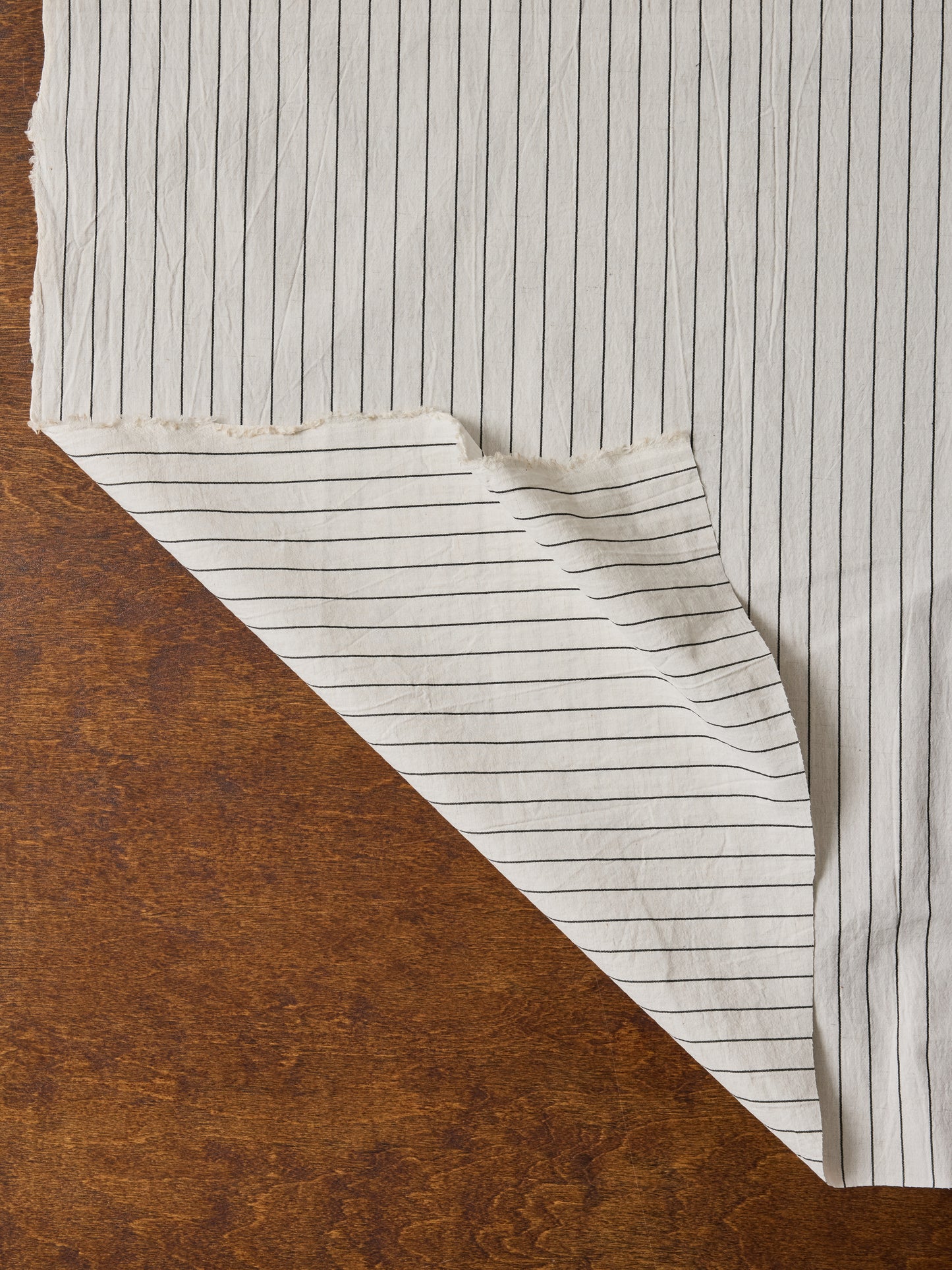 Cotton Linen Pencil Stripe