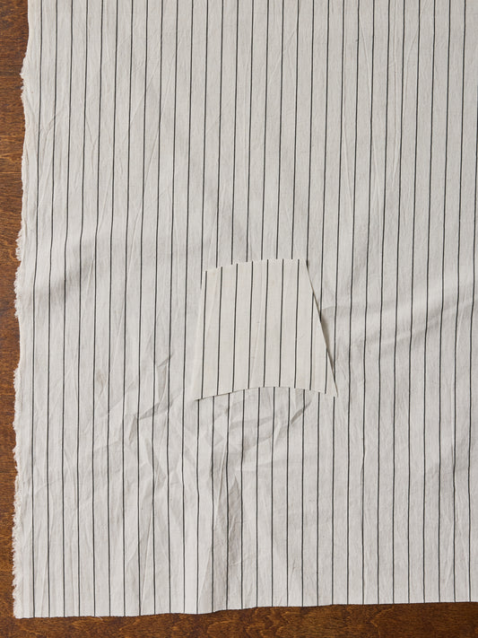Cotton Linen Pencil Stripe