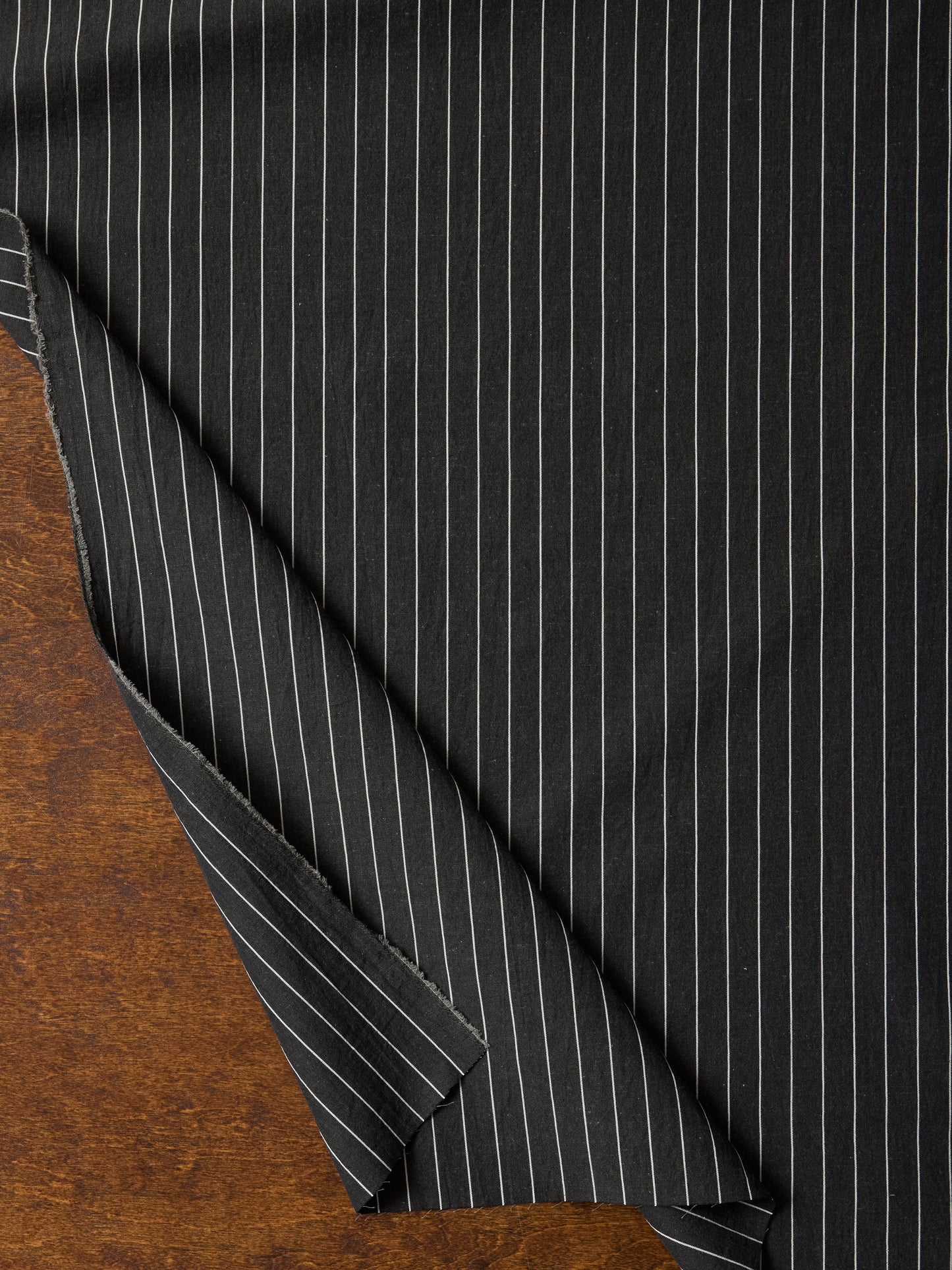 Cotton Linen Pencil Stripe