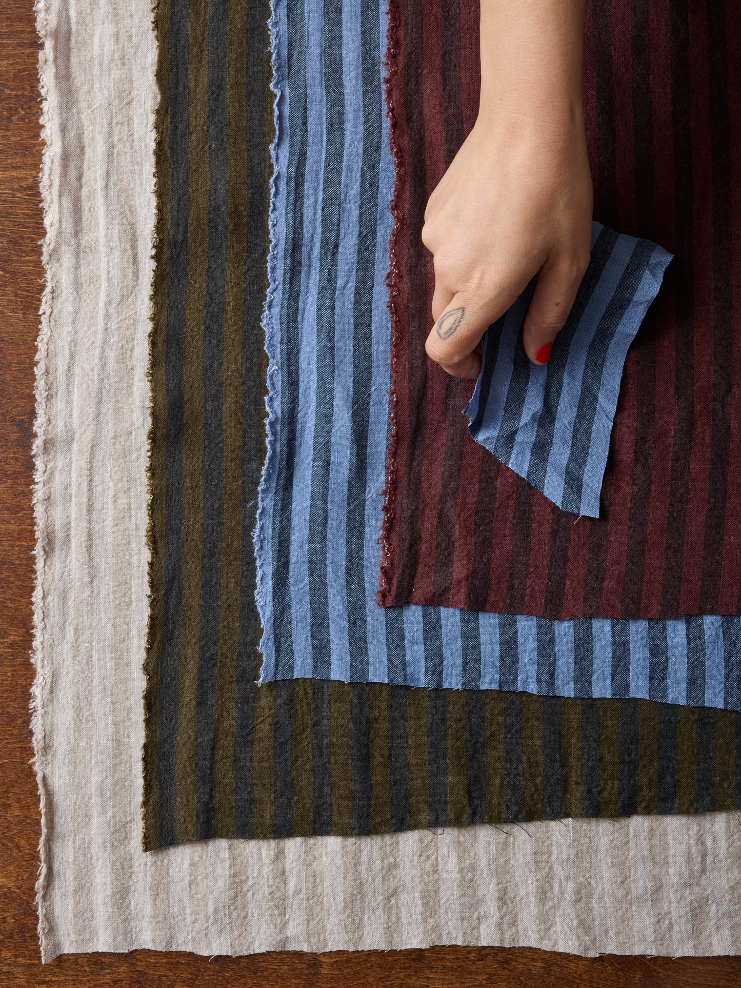 Irish Striped Linen